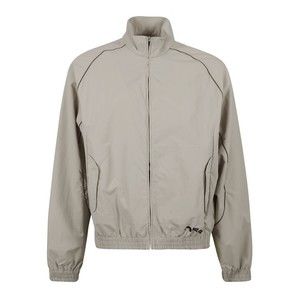 Off-White Lightweight Grey Jacket With High Collar - NWT